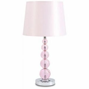 Ashley Letty Table Lamp Pink Contemporary Bedroom Accent Light New READ
